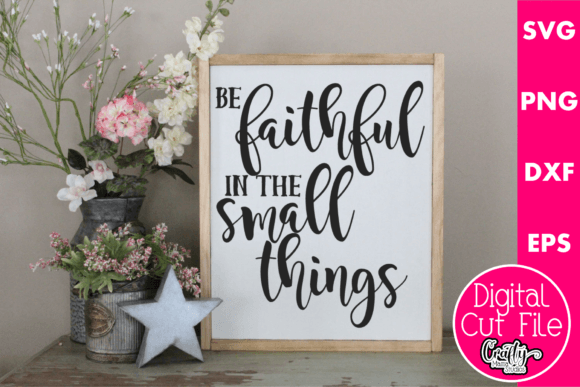 Be Faithful in the Small Things Embroidery Review