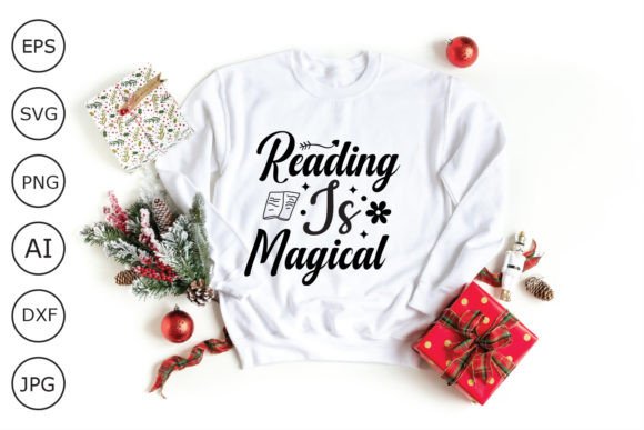 Reading is Magical Svg Design: A Graphics Review for Crafts
